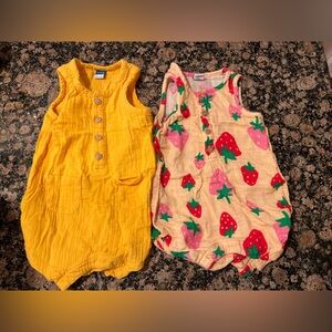 Old Navy Baby Romper Bundle - 12mo